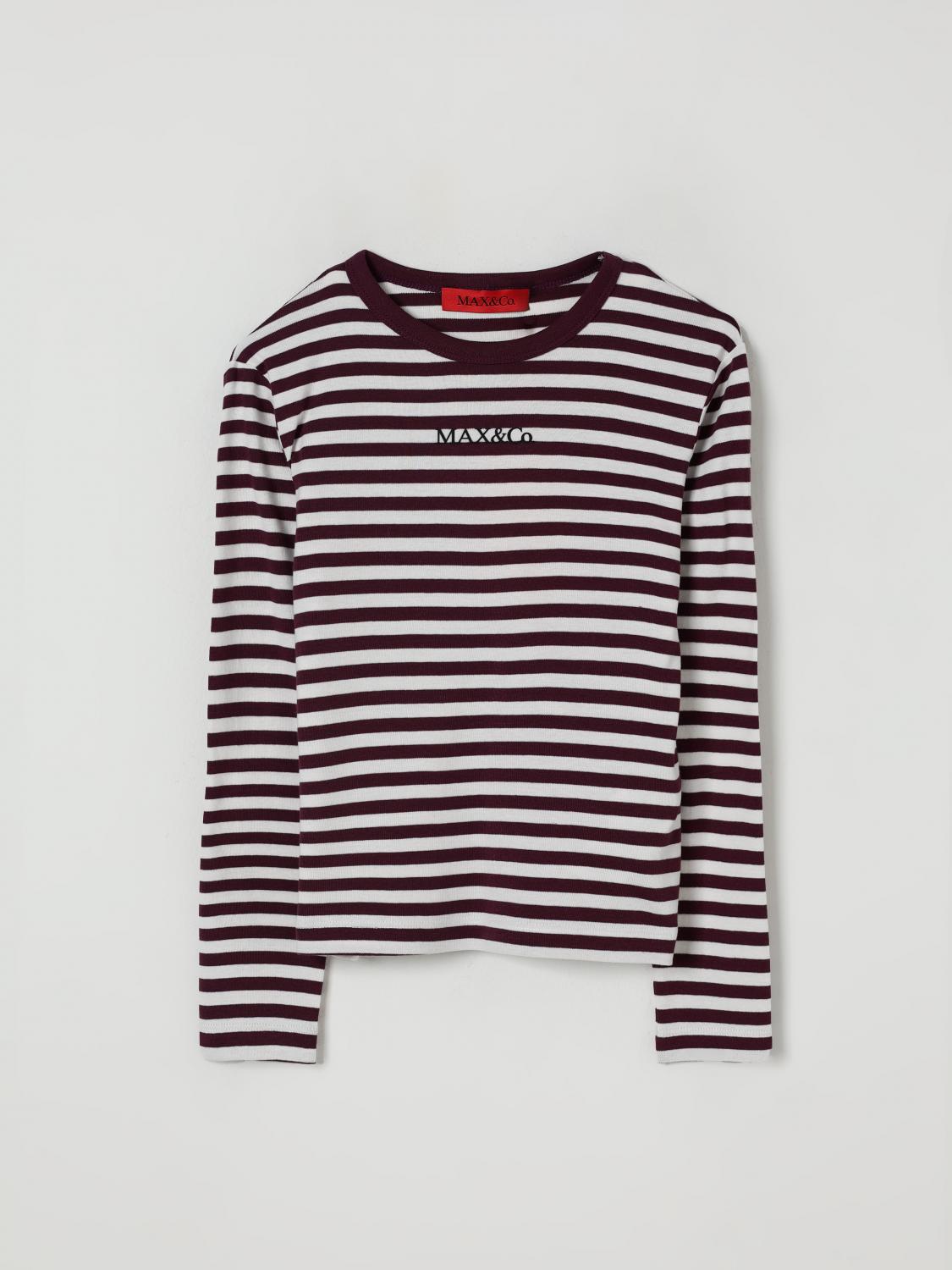 Max & Co. Kid T-shirt  Kids Color Plum In Purple