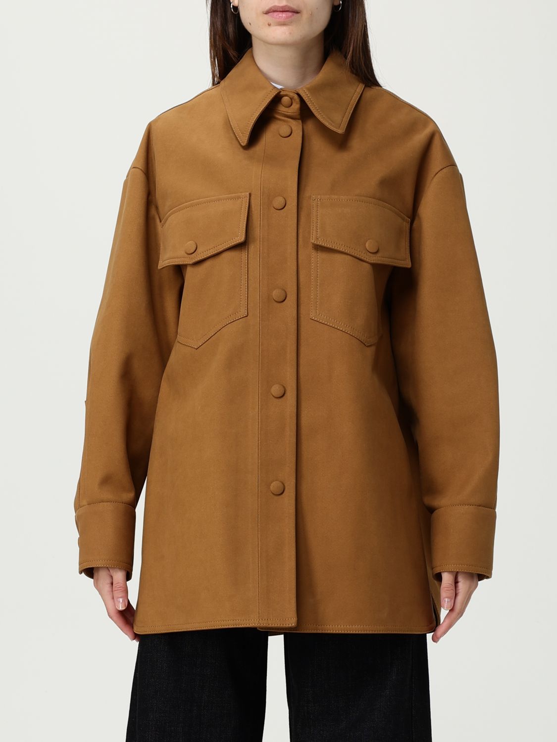 Stella Mccartney Jacket Woman Color Hazel In Brown