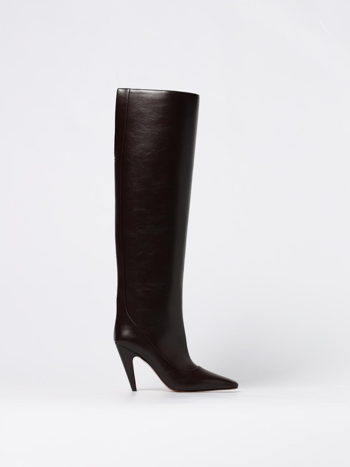 Stella Mccartney Spur Brushed Alter Mat Boots Chocolate Brown In Brown