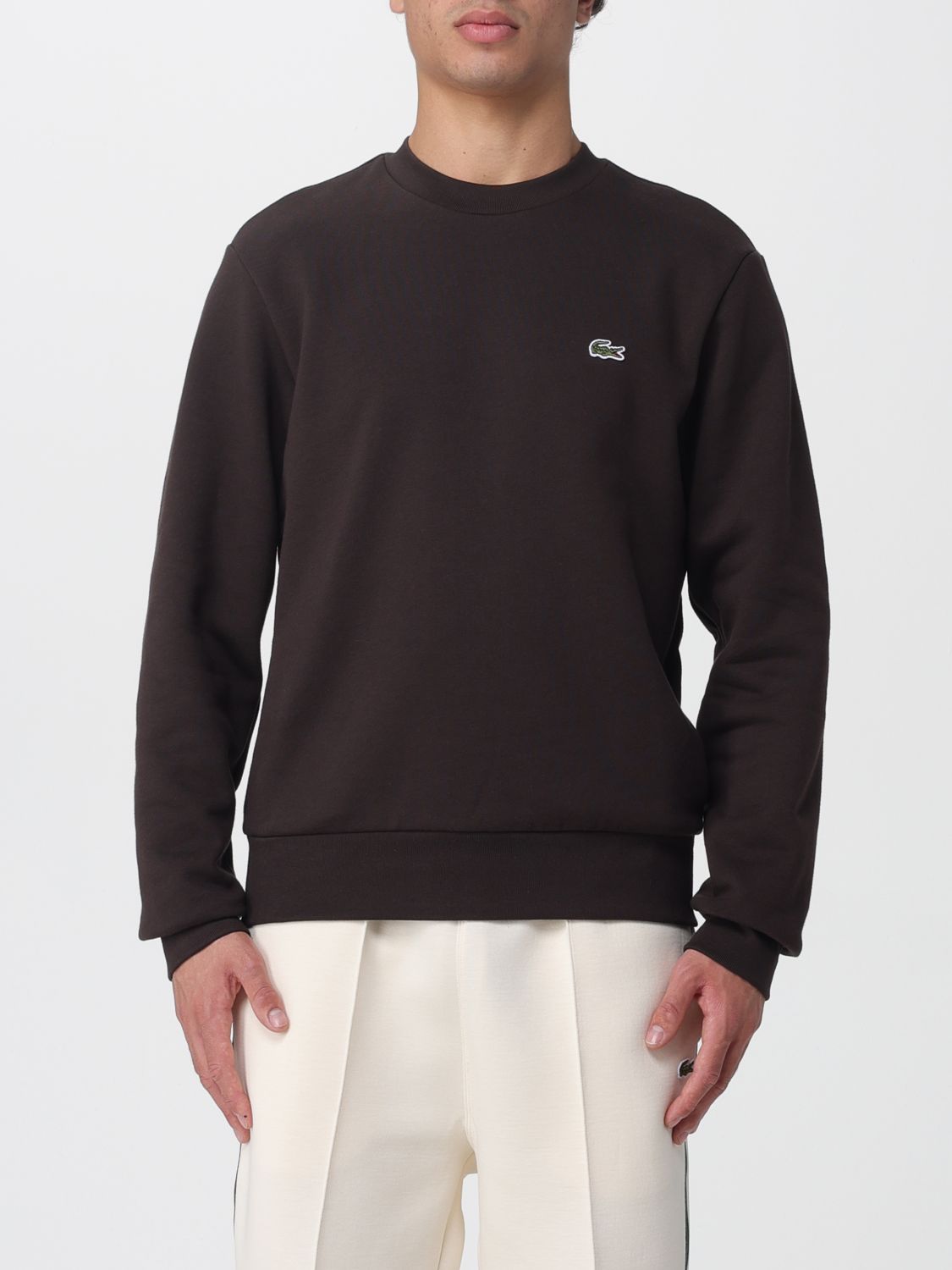 Sweatshirt Lacoste Men Color Brown