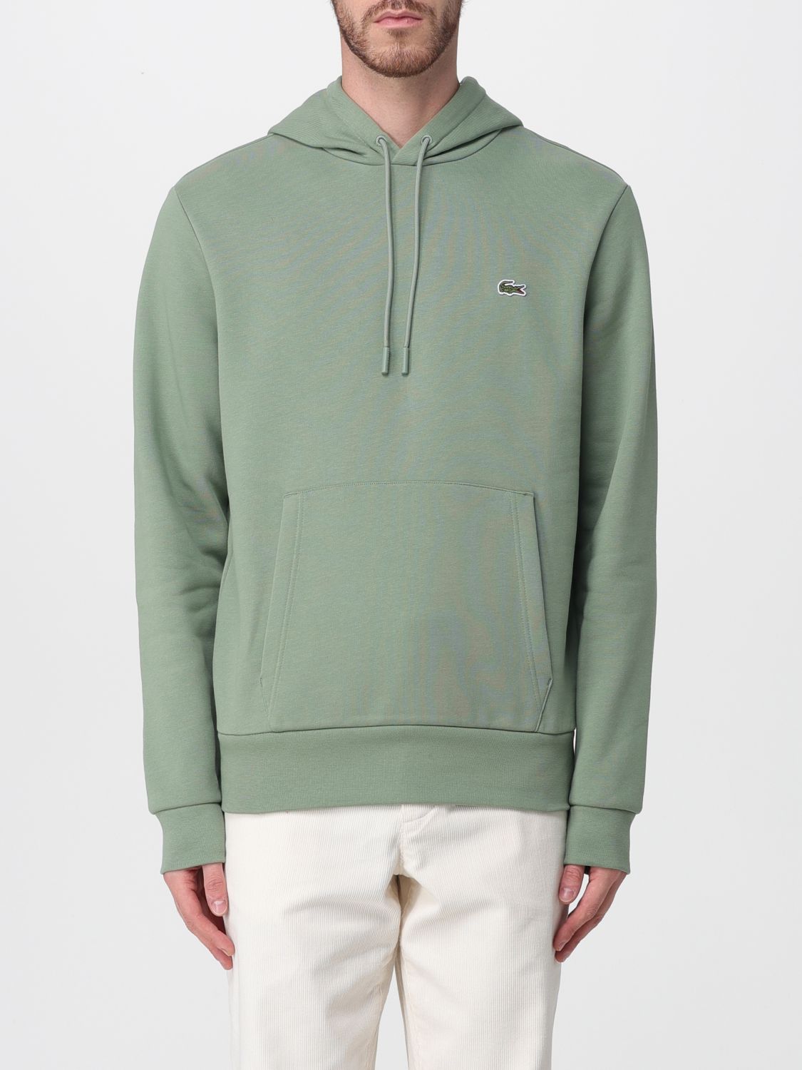 Lacoste Sweatshirt Men color Sage - Size: 3 - male