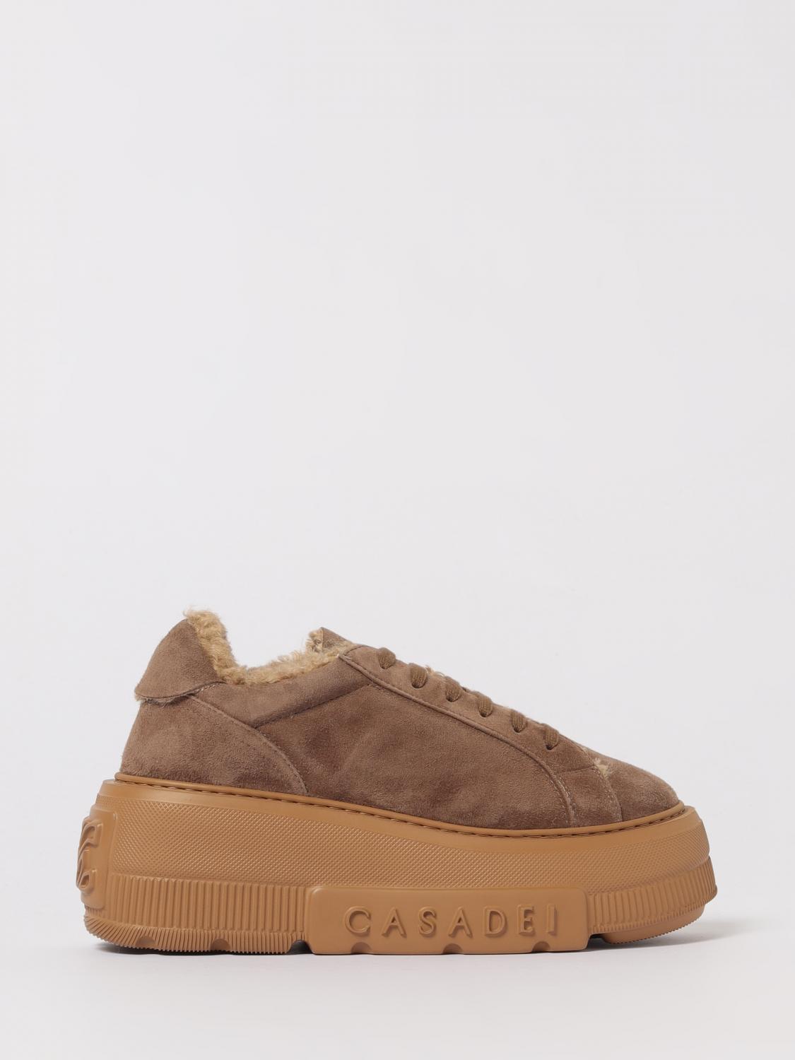 Casadei Sneakers Woman Color Cocoa In Brown