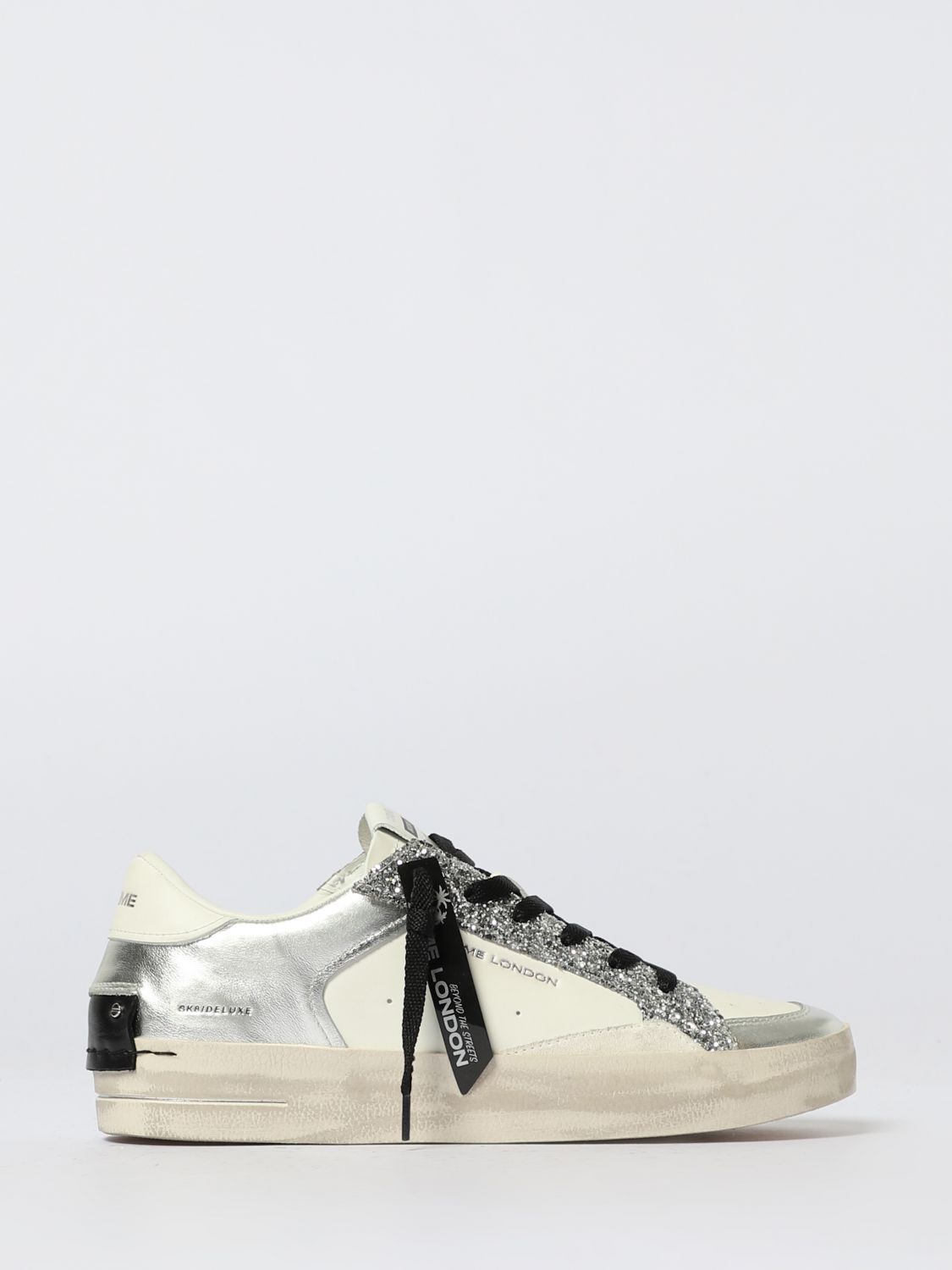Crime London Sneakers Woman Color Silver In Neutral