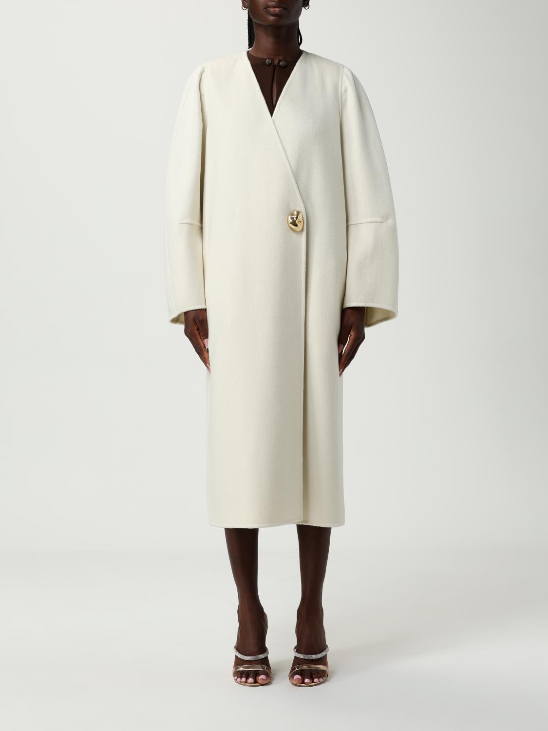 Fabiana Filippi Single-button Wrap Coat In White