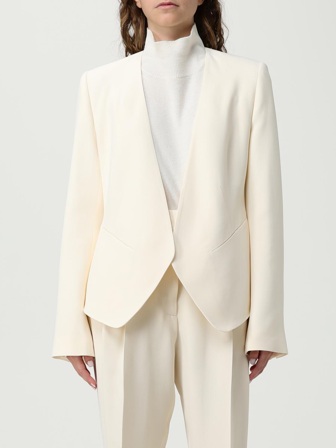 Fabiana Filippi Embellished Open-front Cady Jacket In Neutral