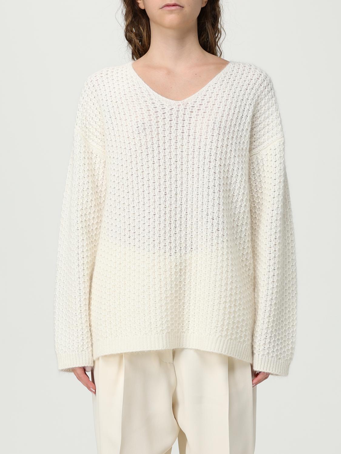 Fabiana Filippi Sweater  Woman Color Rope In White