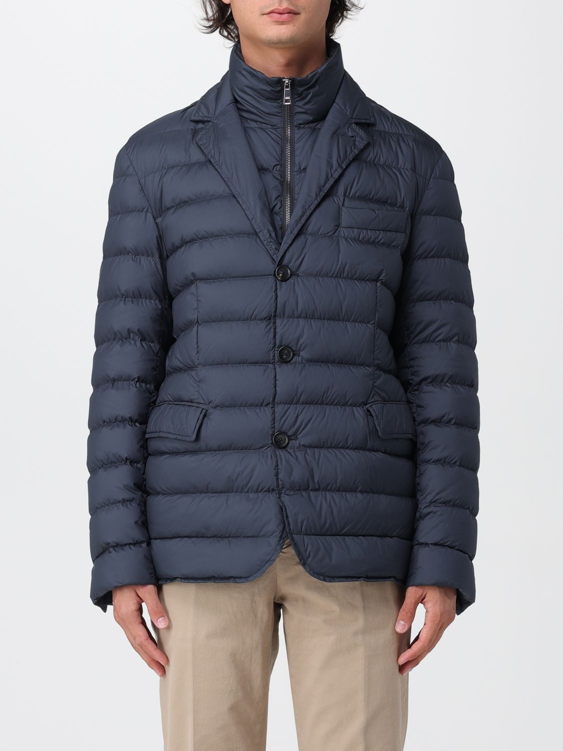 Add Jacket  Men Color Blue In Blue
