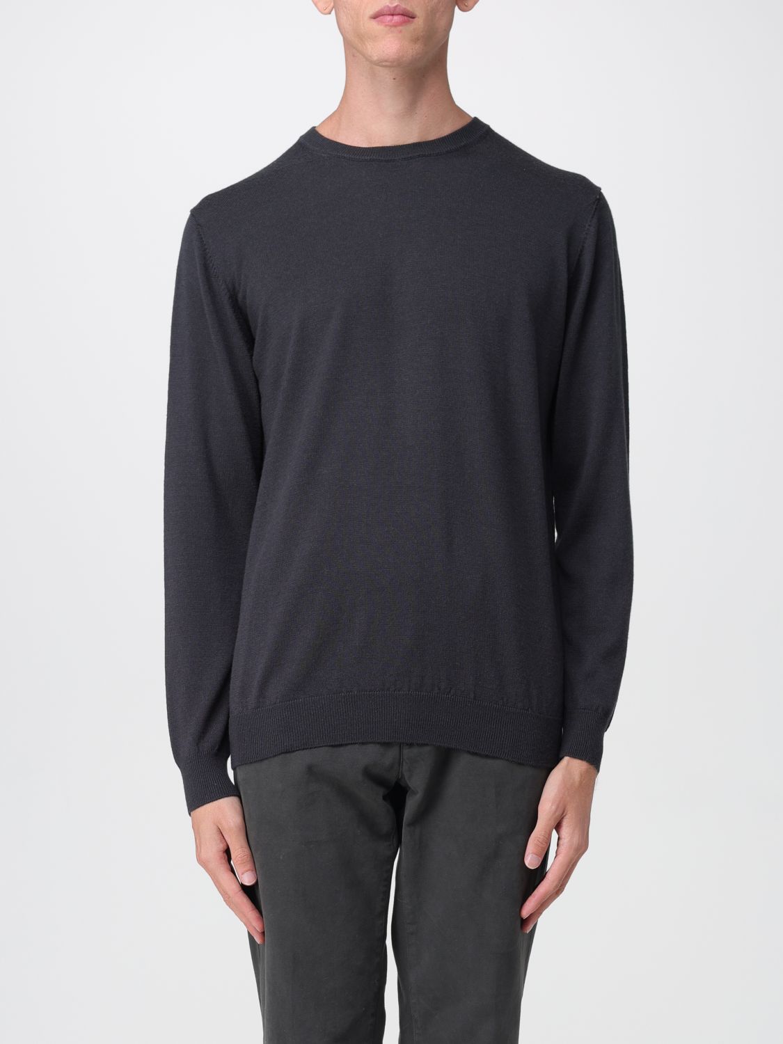 Add Sweater  Men Color Charcoal In Green