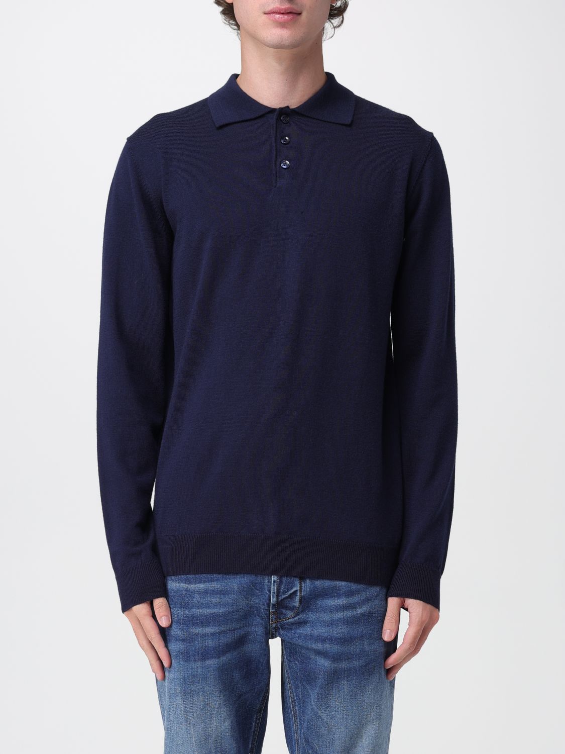 Add Sweater  Men Color Blue