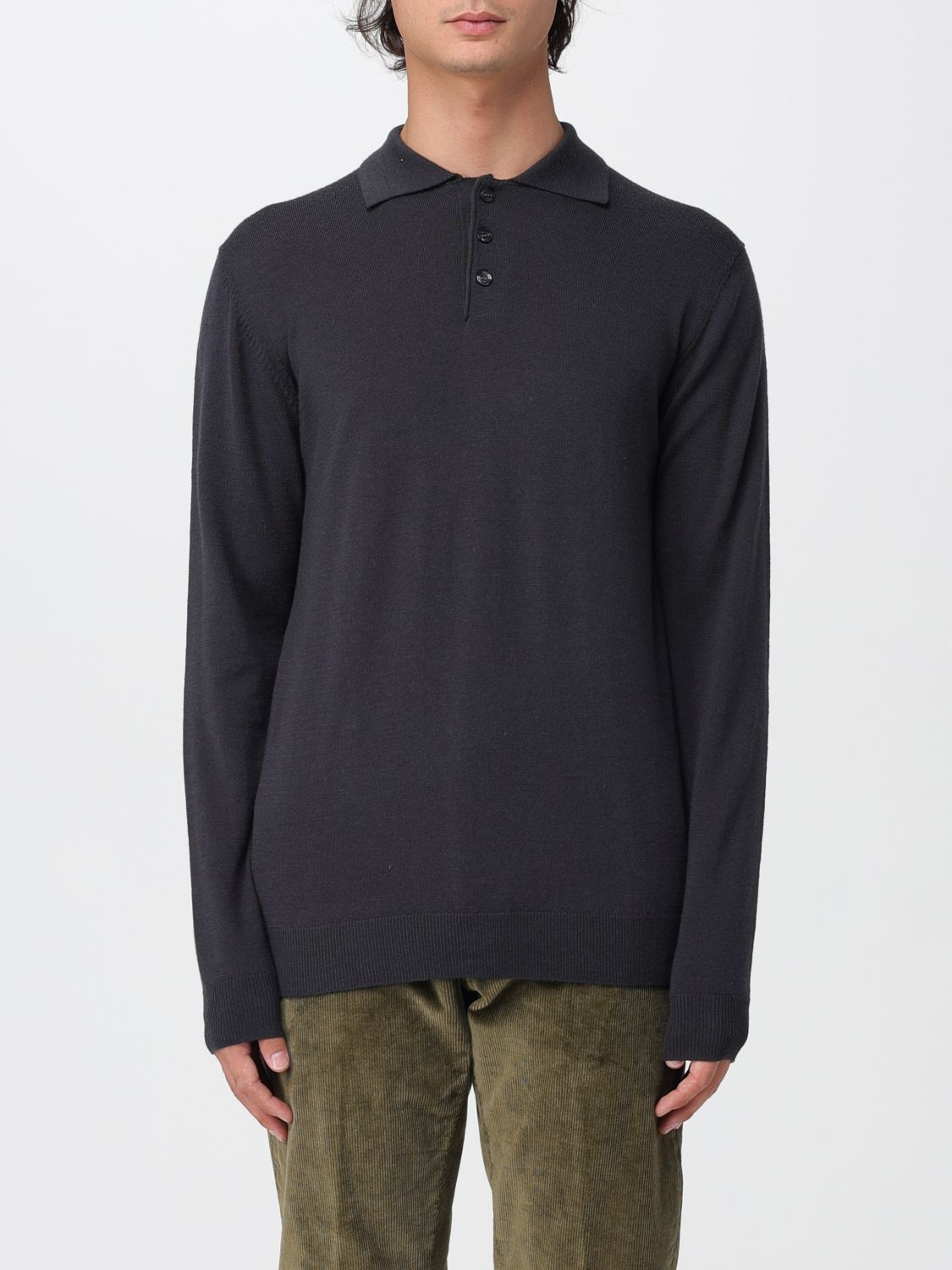 Add Sweater  Men Color Charcoal In Black