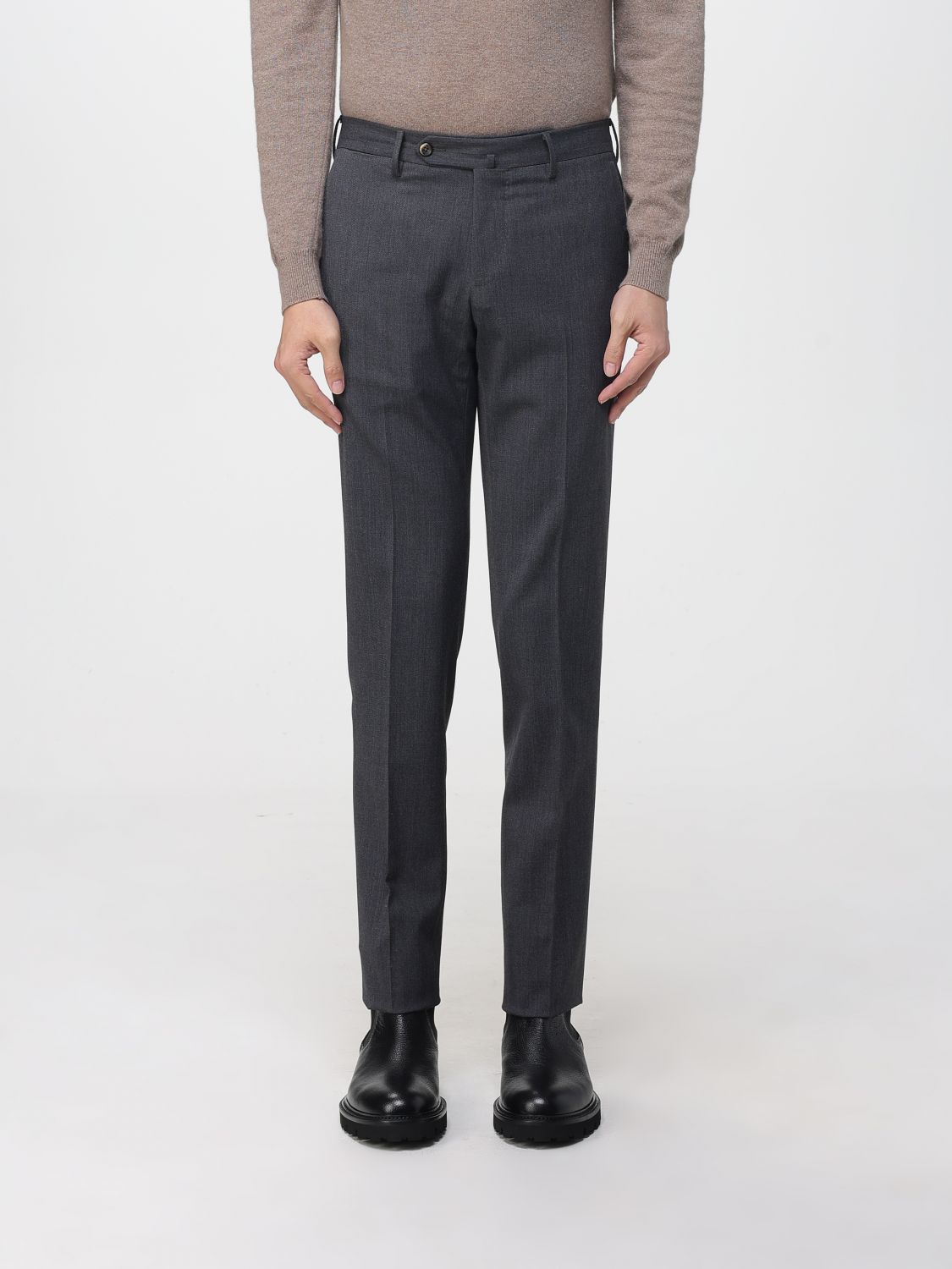 Pt Torino Pants Men color Grey