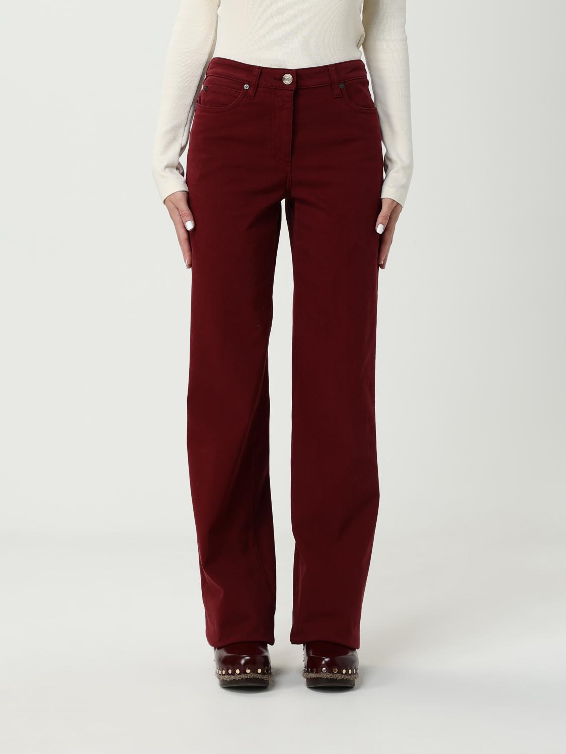 Etro Jeans Woman color Burgundy