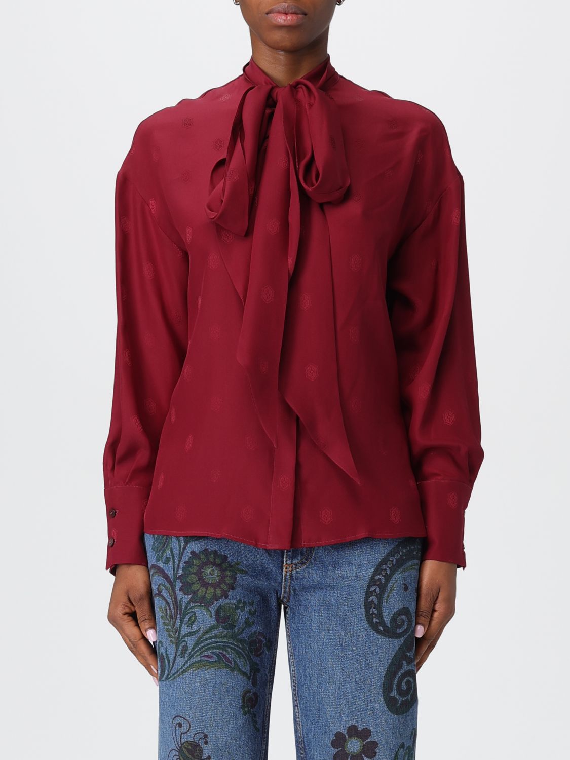 Etro Shirt  Woman Color Burgundy In Brown