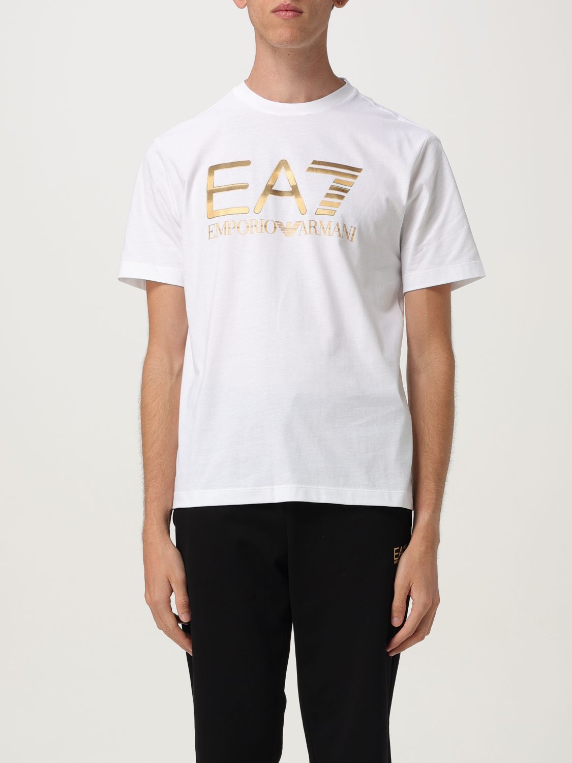 Ea7 T-shirt Men Color White In White