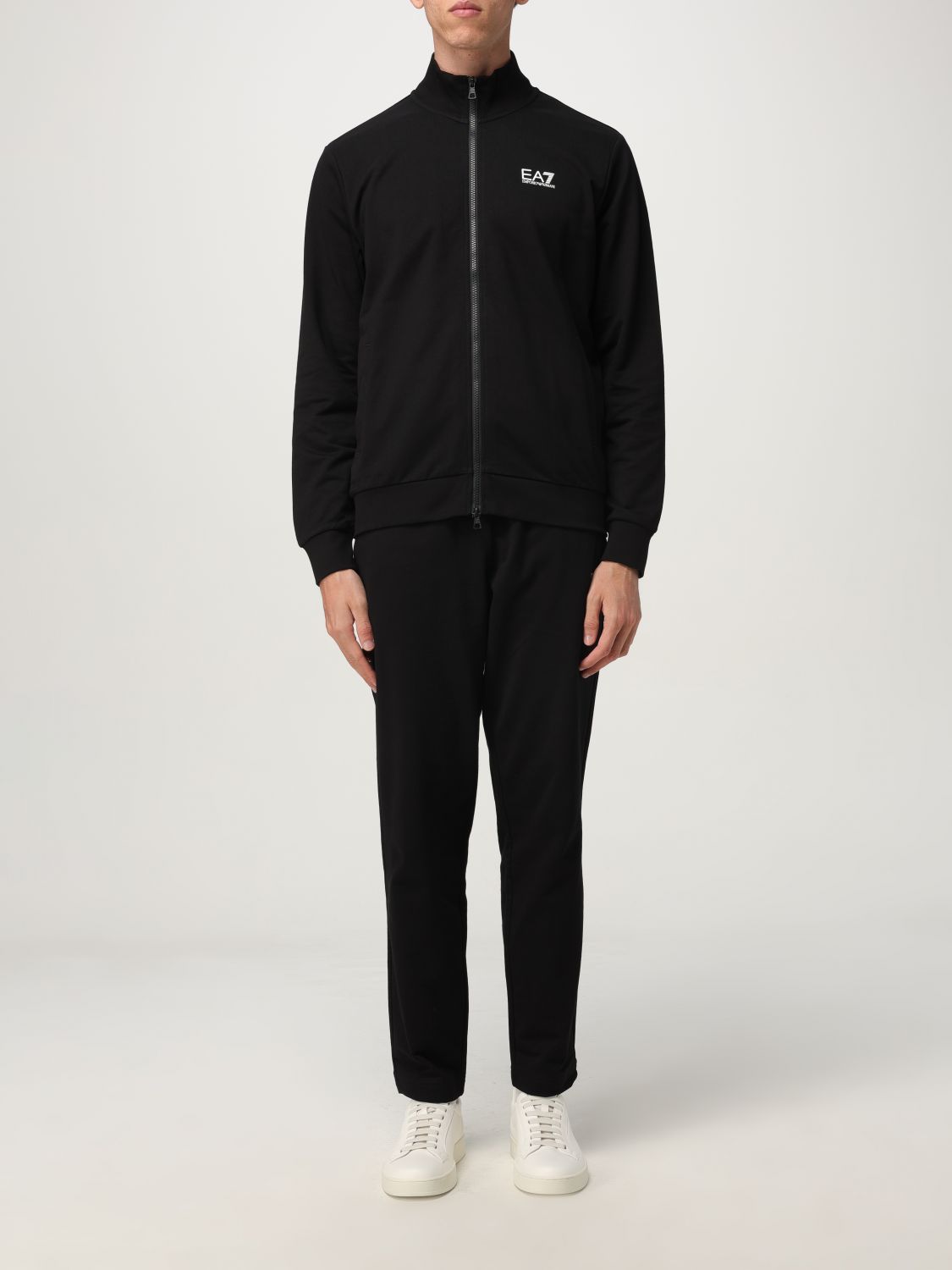 Ea7 Sweat  Men Color Black In Black