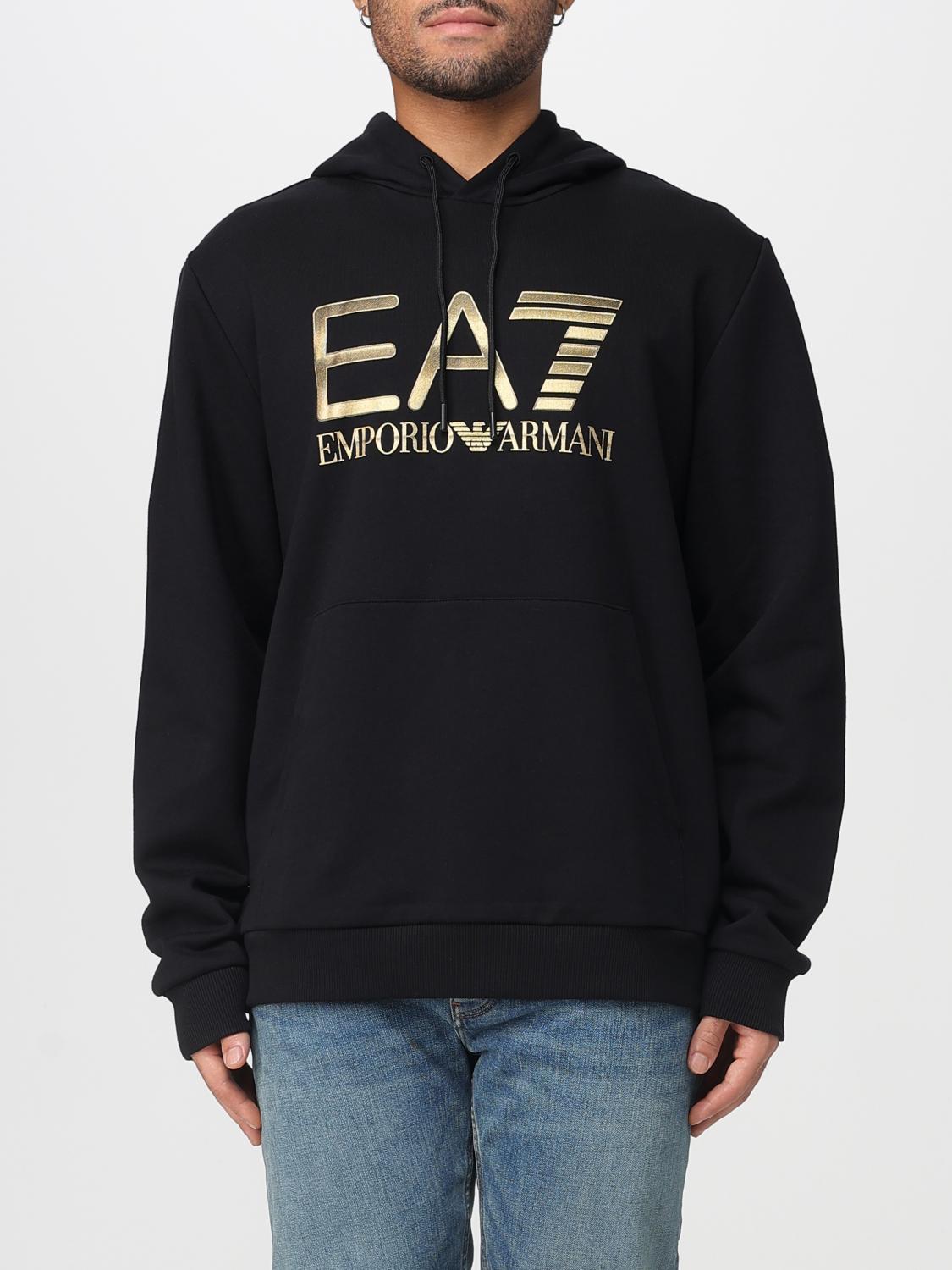 Ea7 Sweatshirt Men Color Black In Black