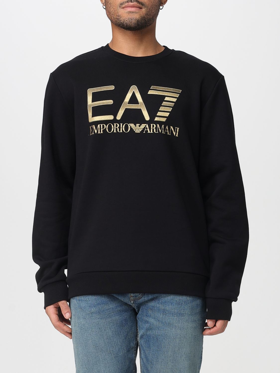 Ea7 Sweatshirt Men Color Black In Black