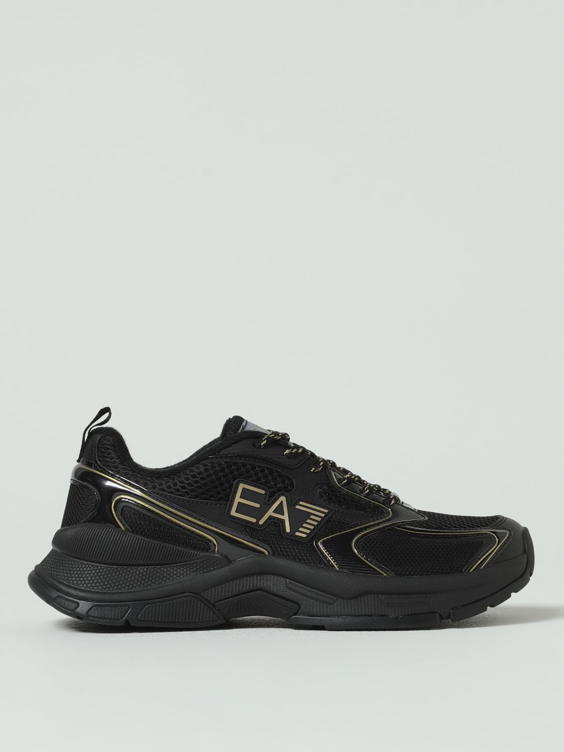 Ea7 Sneakers Men Color Black In Black