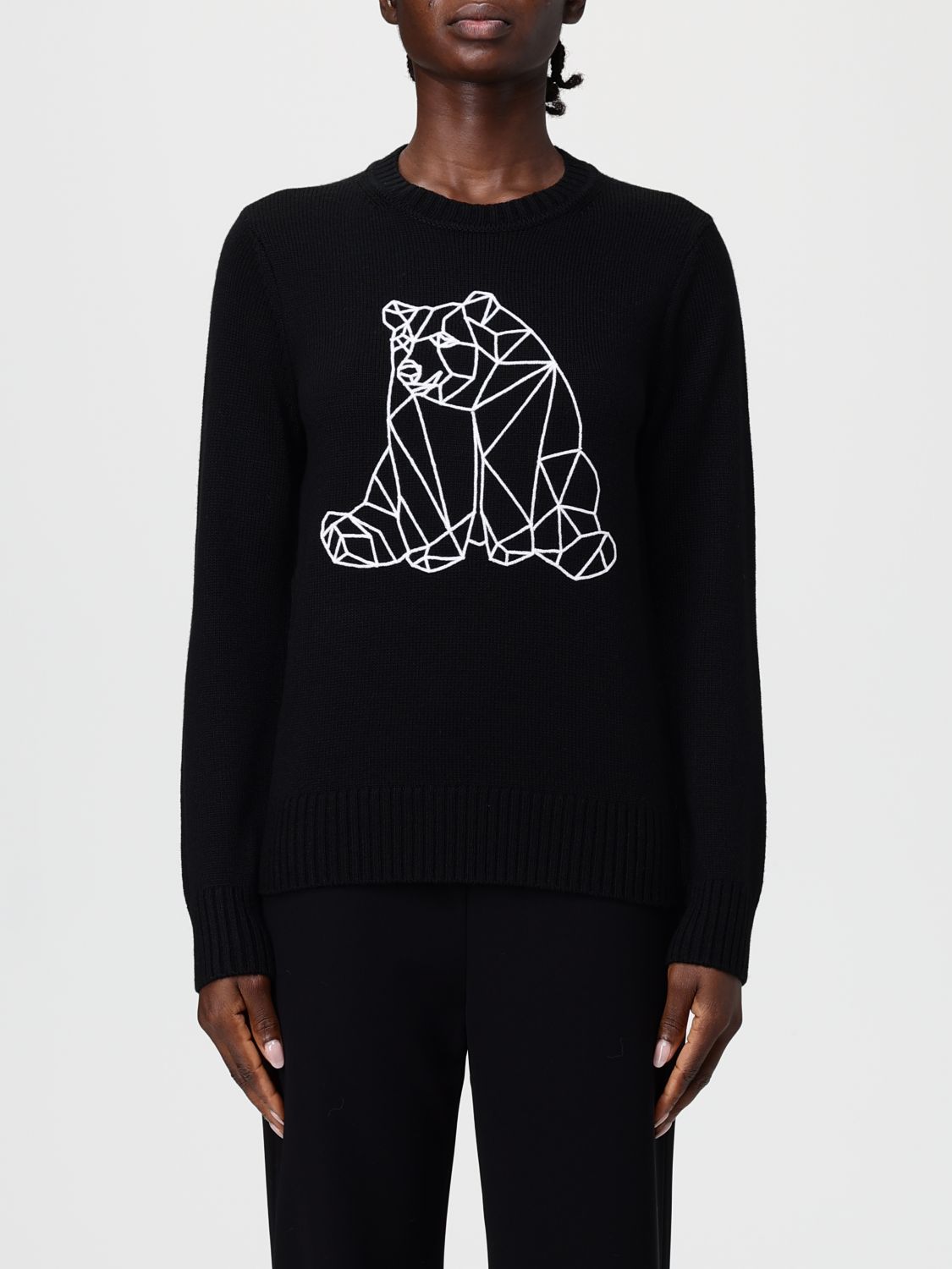 Ea7 Sweater  Woman Color Black In Black
