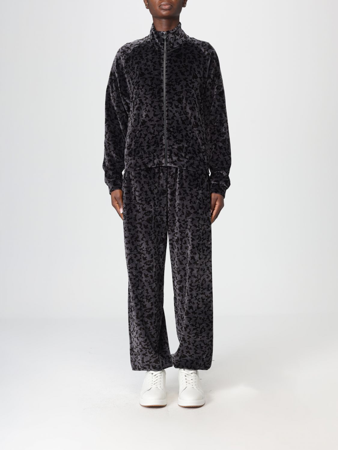 Ea7 Jumpsuit  Woman Color Charcoal In Gray