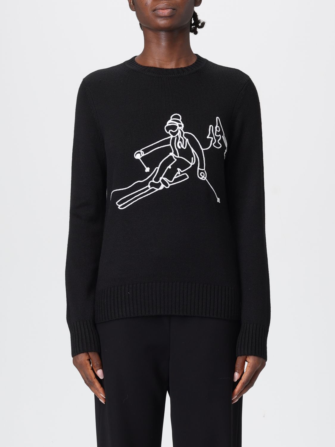Ea7 Sweater  Woman Color Black In Black