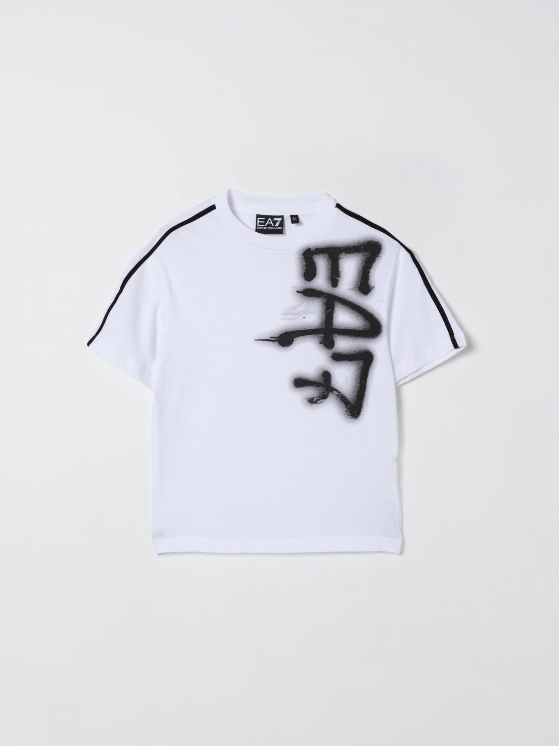 Ea7 T-shirt  Kids Color White In White