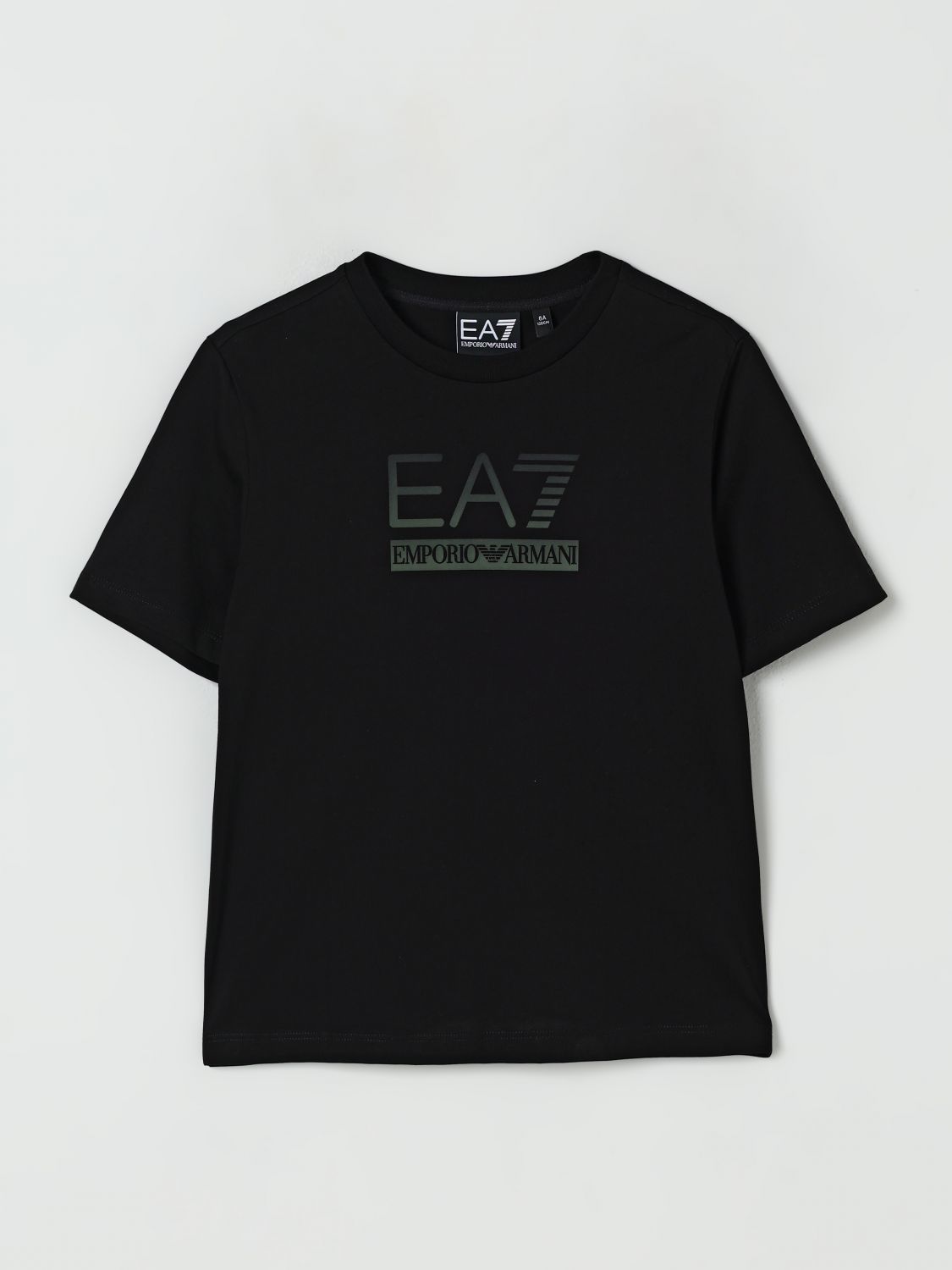 Ea7 T-shirt Kids Color Black In Black