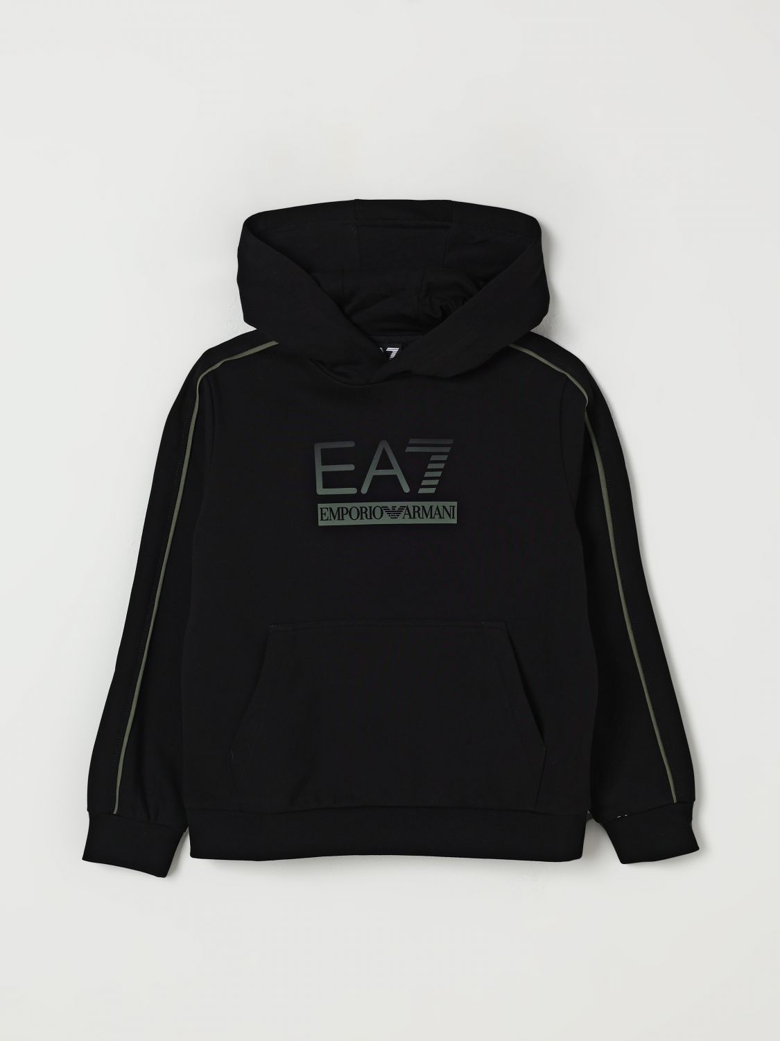 Ea7 Sweater Kids Color Black In Black