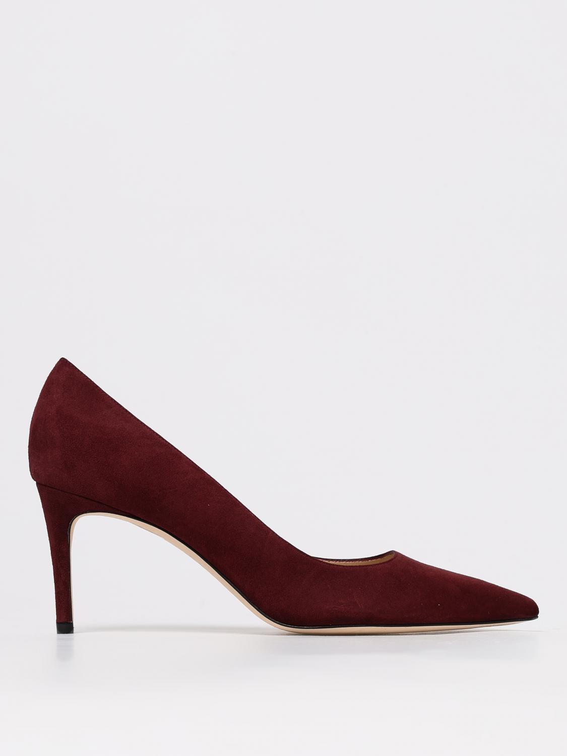Stuart Weitzman 75mm Stuart Power 75 Pointed-toepump In Burgundy