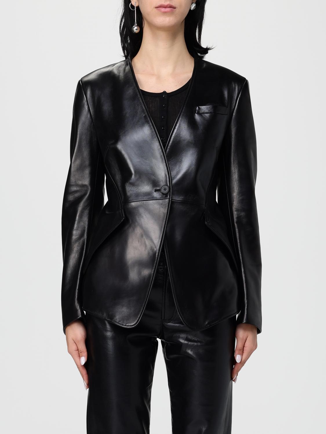 Alexander Mcqueen Blazer Woman Mcqueen In Black