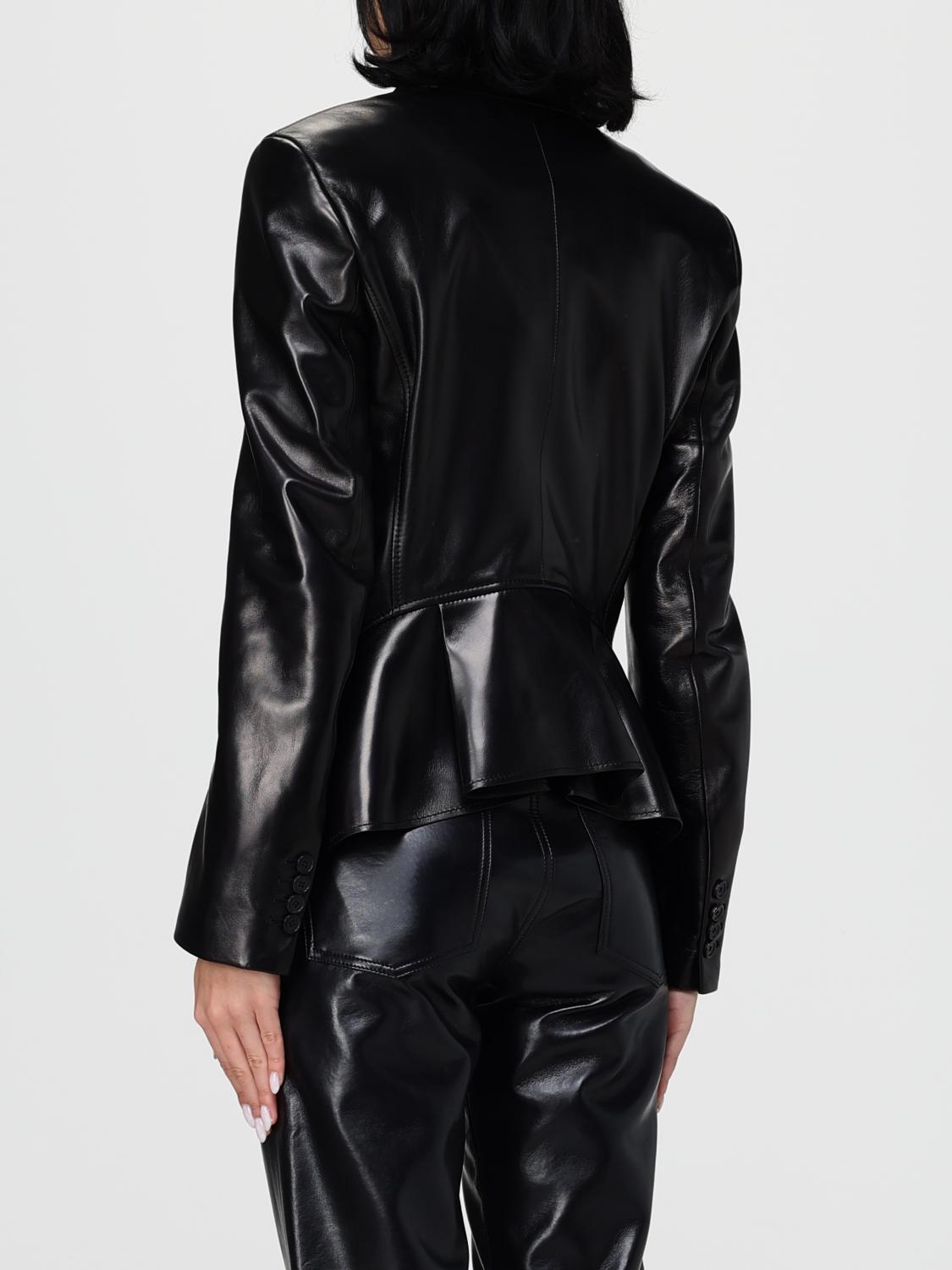 Alexander Mcqueen Blazer Woman Mcqueen In Black