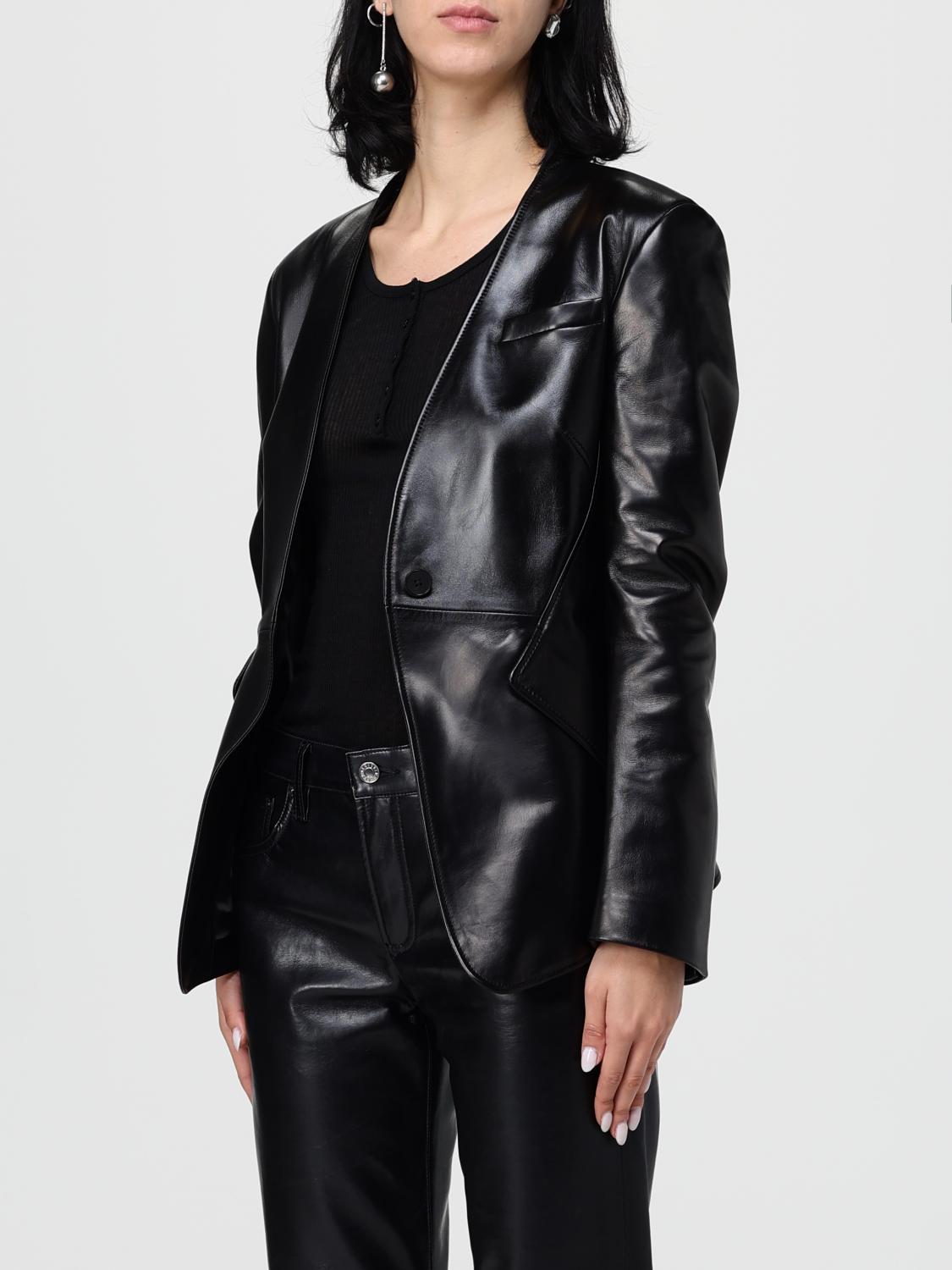 Alexander Mcqueen Blazer Woman Mcqueen In Black