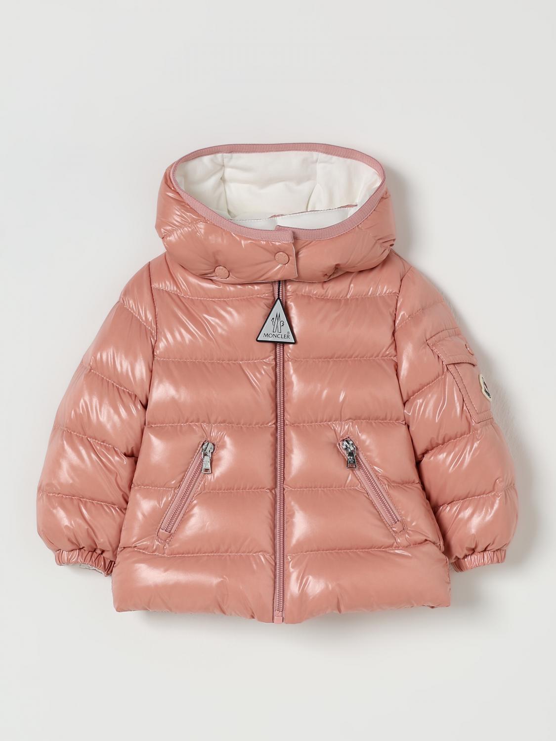 MONCLER Jacket Kids color Pink MONCLER