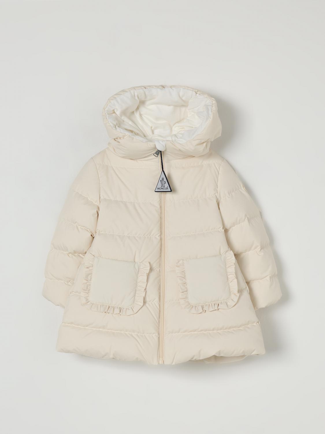 MONCLER Jacket Kids color Ivory MONCLER