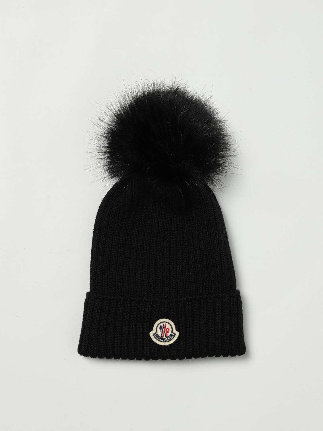 Moncler Hat Kids color Black - Size: S - unisex