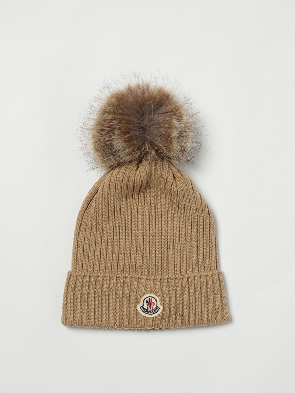 MONCLER Hat Kids color Leather　MONCLER 帽子 キッズカラー レザー MONCLER