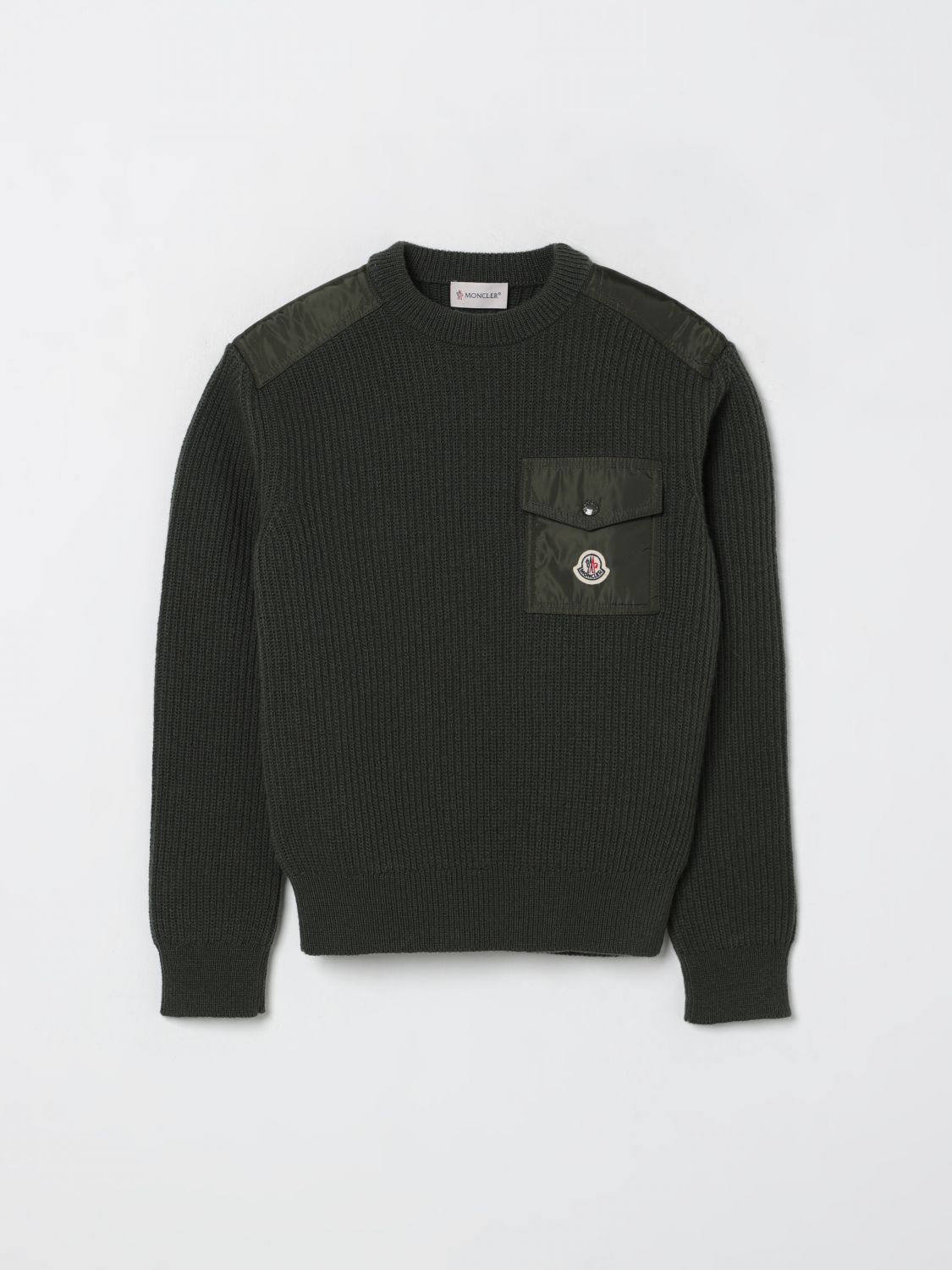 Moncler Sweater  Kids Color Green In Green
