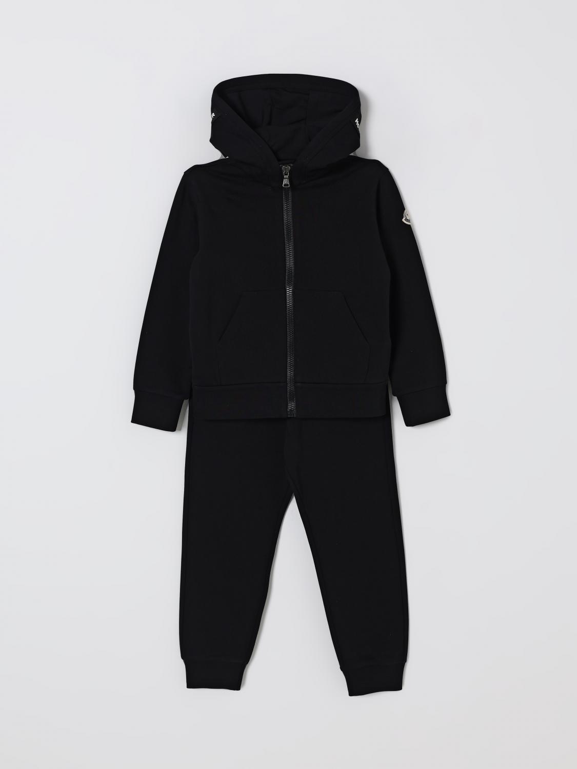 MONCLER Clothing Set Kids color Black　MONCLER 衣類セット キッズカラー ブラック MONCLER