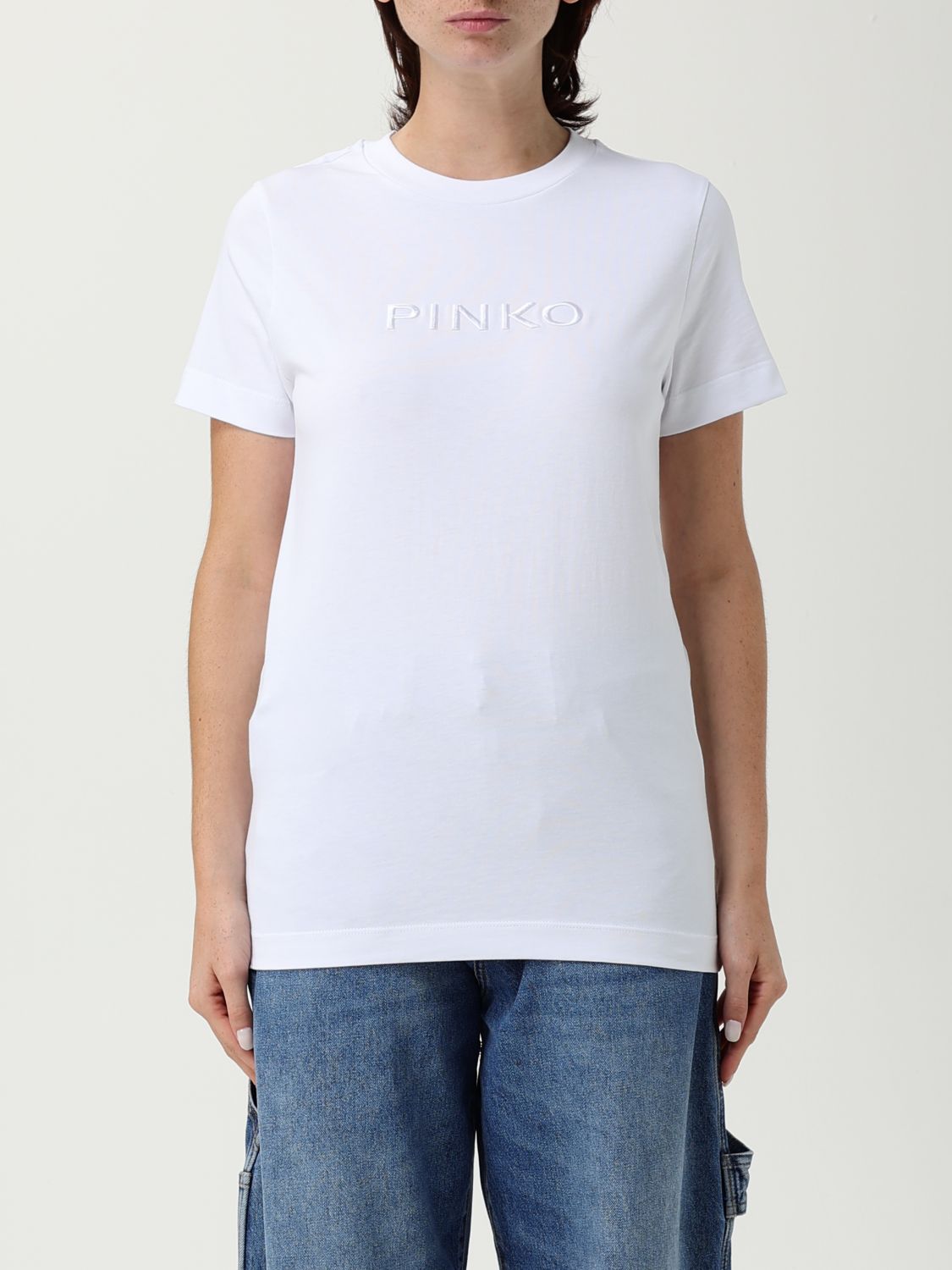 Pinko T-shirt Woman Color White In White