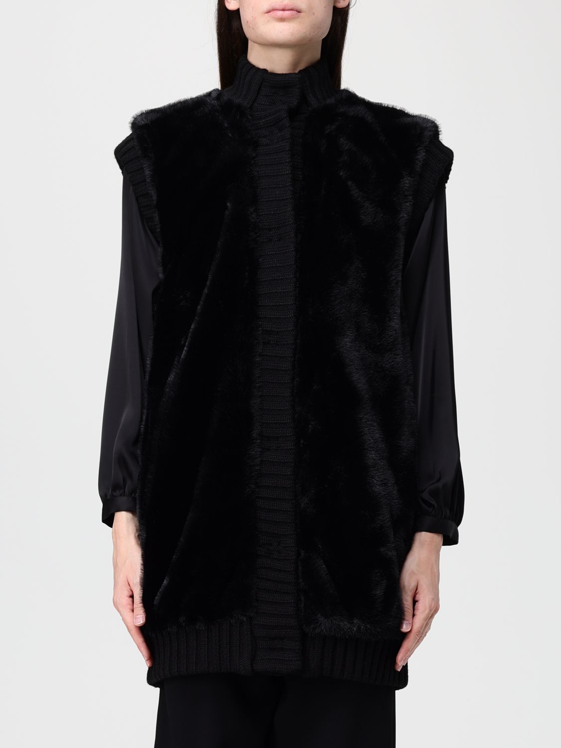 Pinko Jacket Woman Color Black In Black