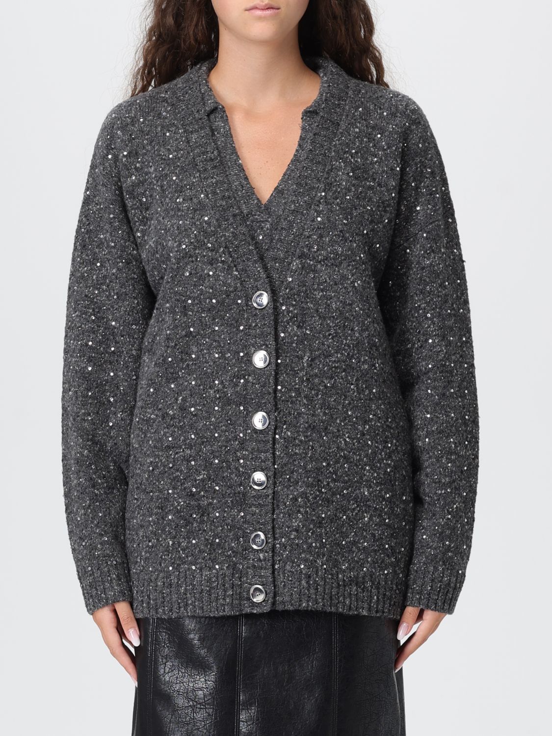 Pinko Sweater  Woman Color Grey In Gray