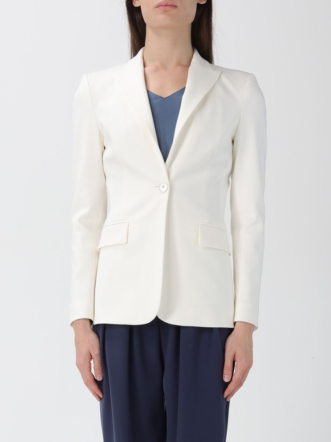 Pinko Jacket Woman Color White In White
