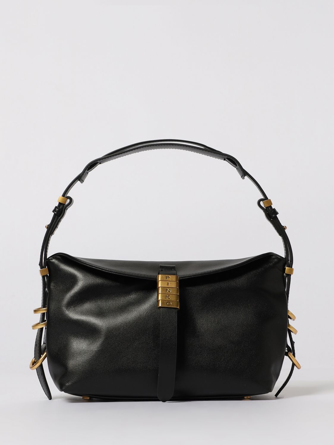 Pinko Shoulder Bag  Woman Color Black In Black