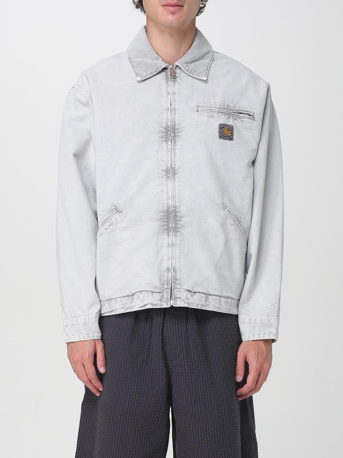 Carhartt Wip Og Detroit Dearborn Canvas Jacket In Gray