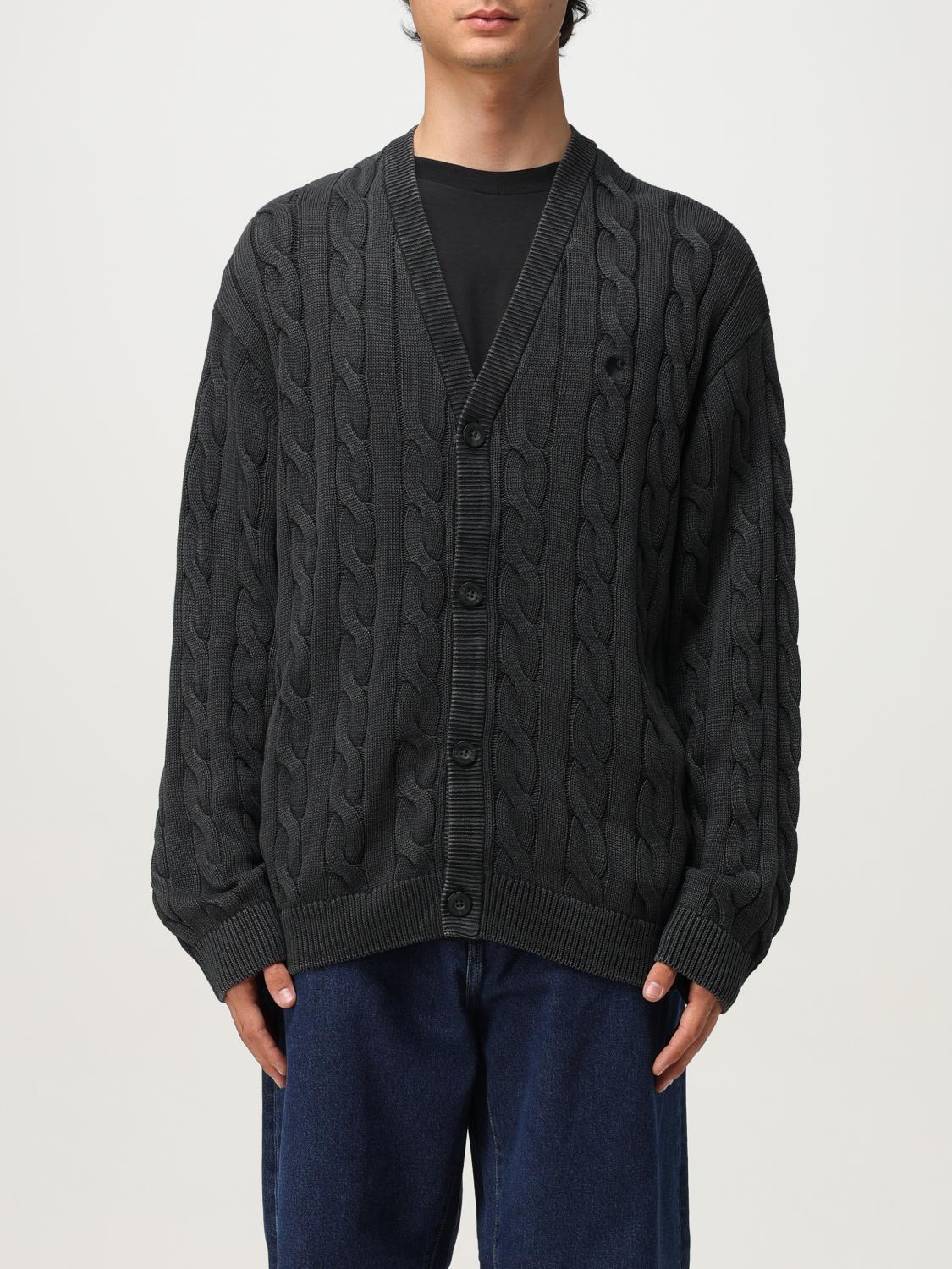 Carhartt Carter Cardigan In Gray