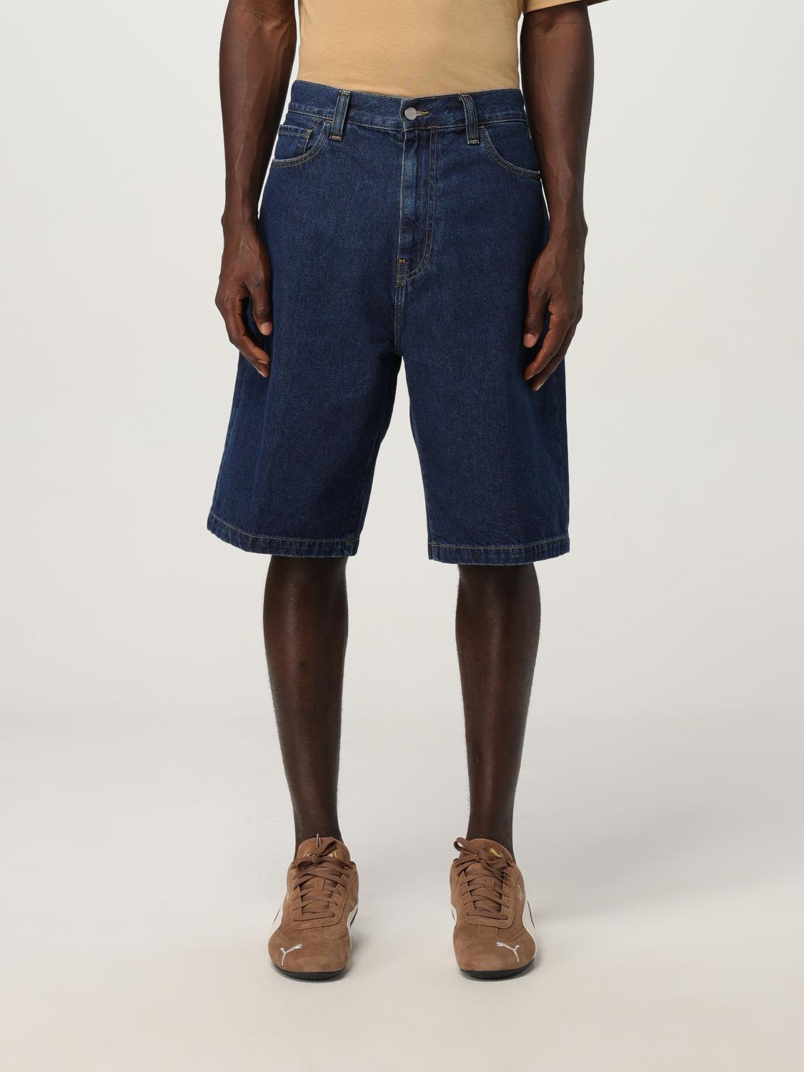 Carhartt Landon Bermuda Denim Shorts In Blue