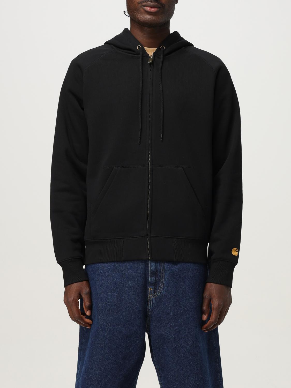 Carhartt Wip Hooded Chase Jacket In Black