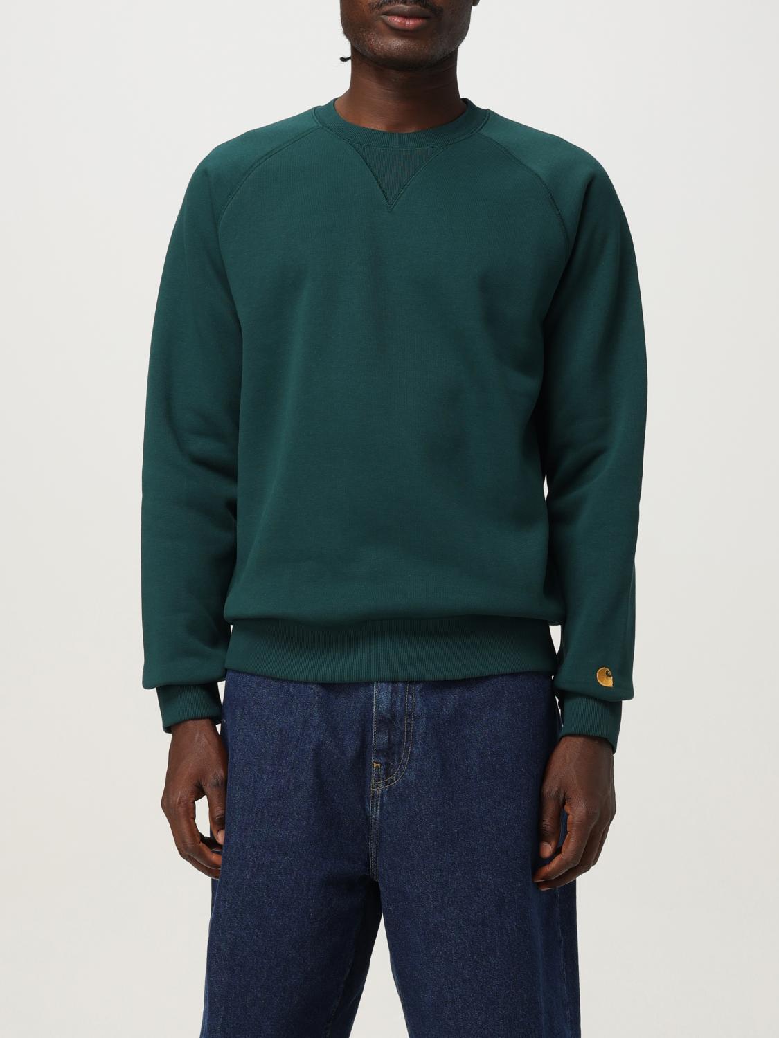 Carhartt Chase Green Sweatshirt In Green