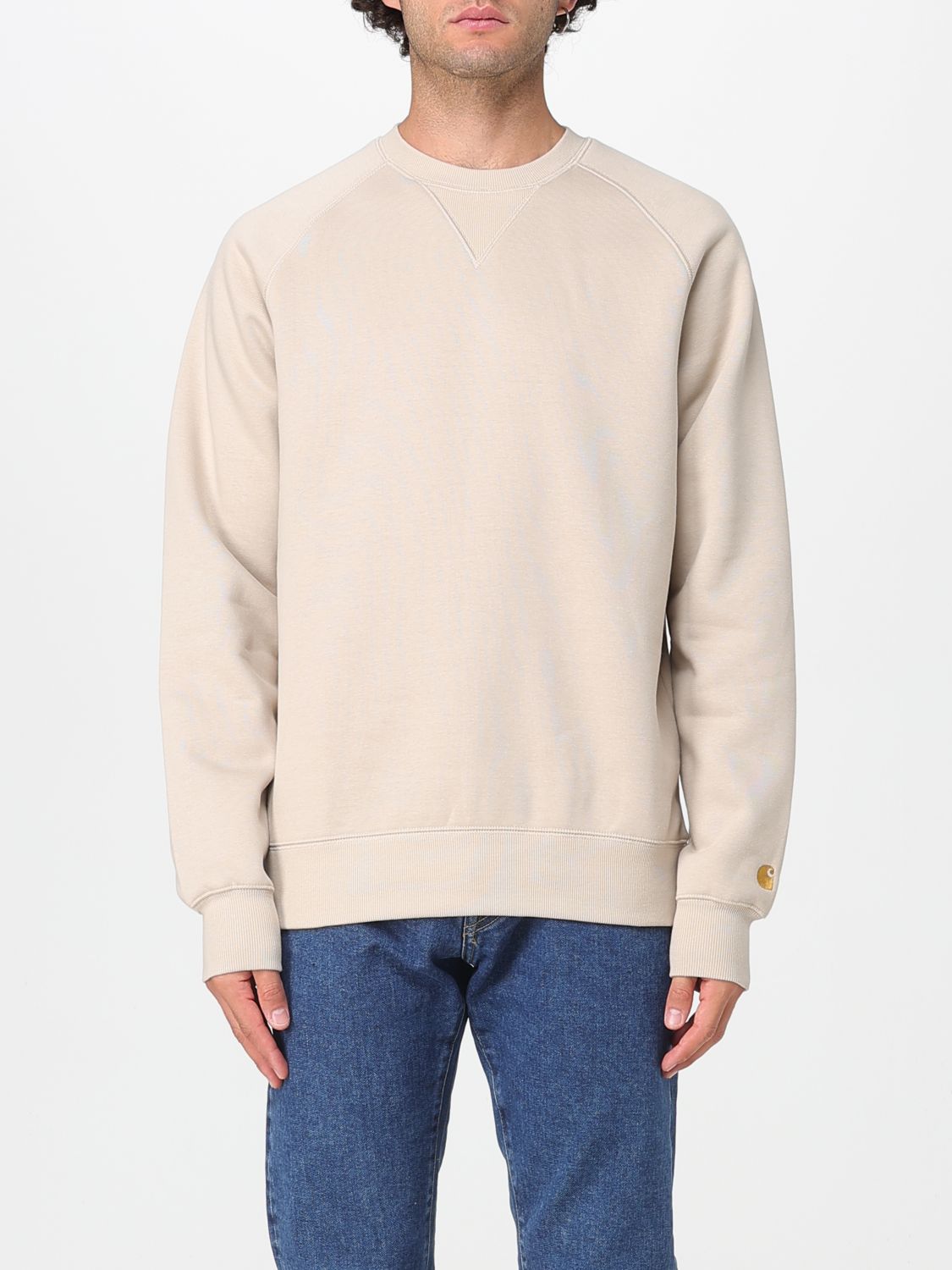 Carhartt Sweatshirt Wip Men Color Gold In Neutral