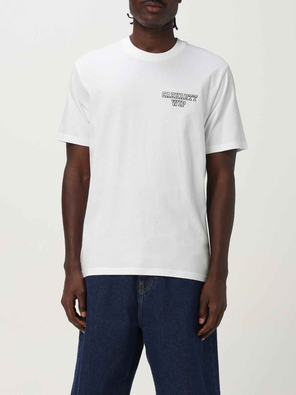 Carhartt Man T-shirt White Size Xl Cotton In White